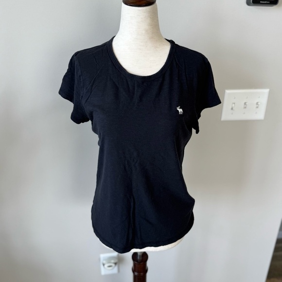 Abercrombie & Fitch Soft A&F Collection Cotton Fitted Tee Shirt - Small Logo - Picture 4 of 6